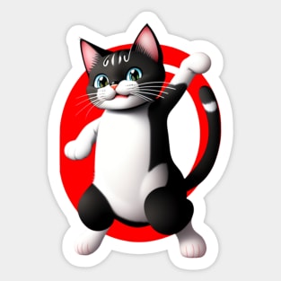 funny cat Sticker